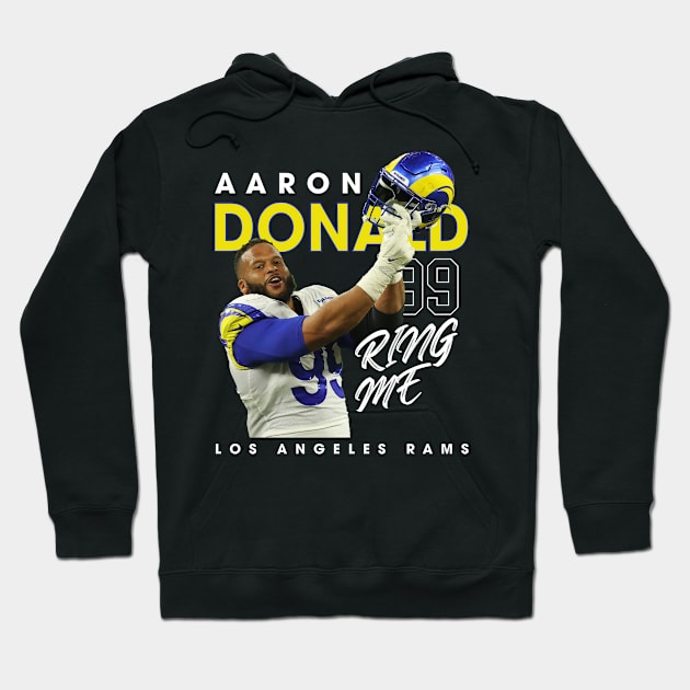 VINTAGE AARON DONALD RETRO Hoodie by Chea Shepherd